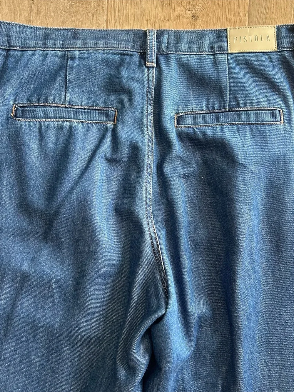 Pistola Victoria High Rise Wide Leg Trouser Jeans - Picture 8 of 8